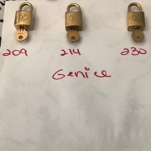 Louis Vuitton lock & Key